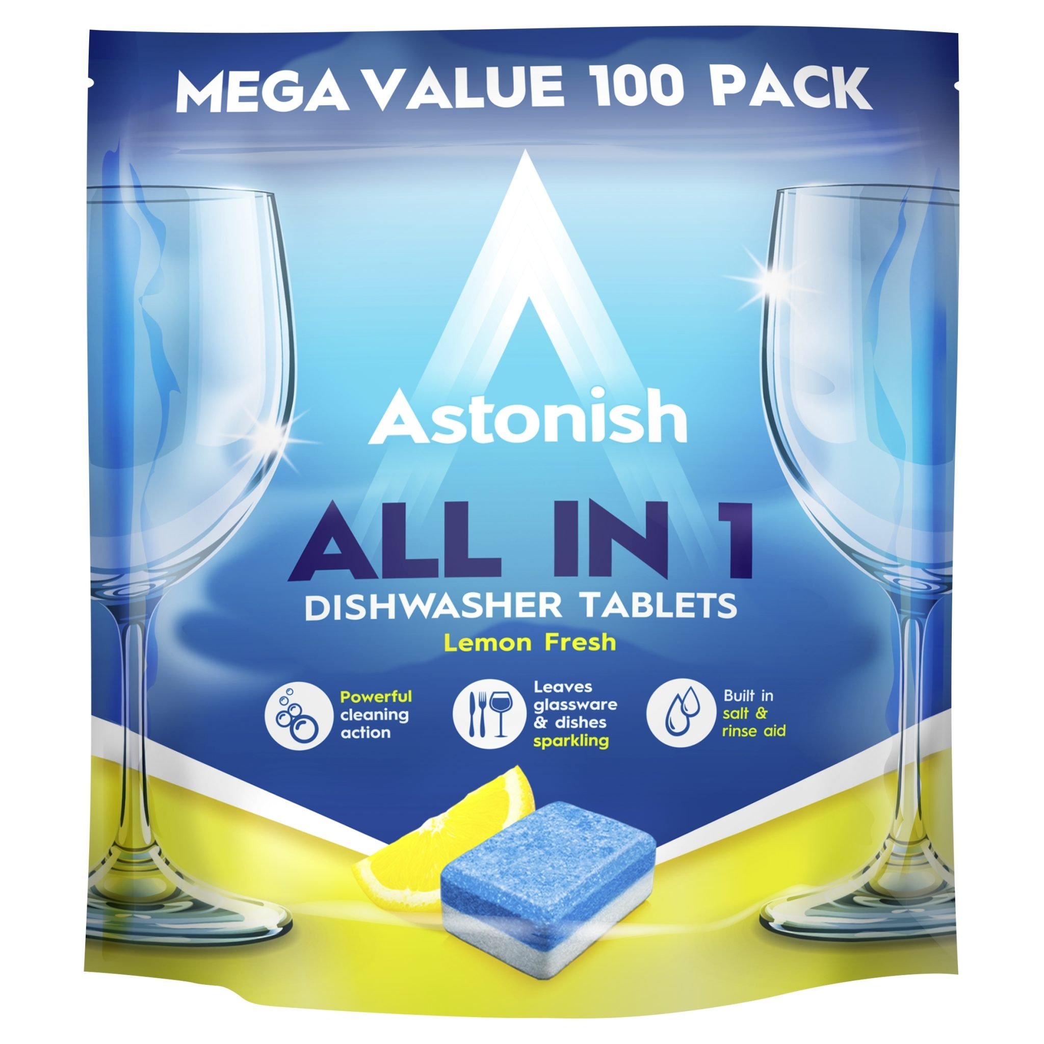 Astonish All in 1 Dishwasher Tablets 100’s Sparkle Brands Limited